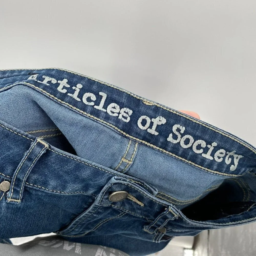 Articles of Society Skinny Stretch Jeans Blue Women's Size 27